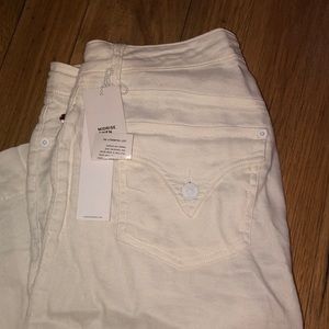 Hudson white jeans (flare)